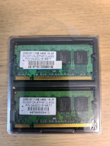 Lot gddr2 667 512mb - x,